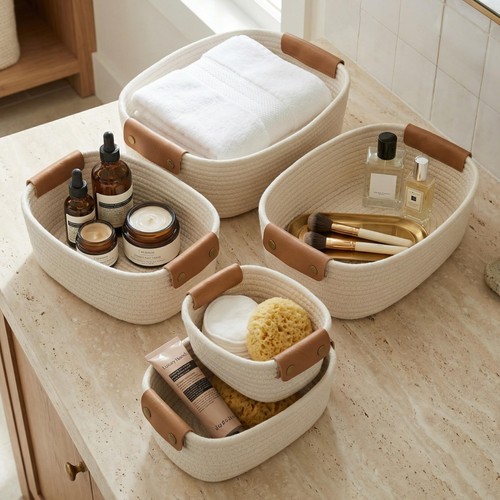 Beautiful storage basket - storage, set
