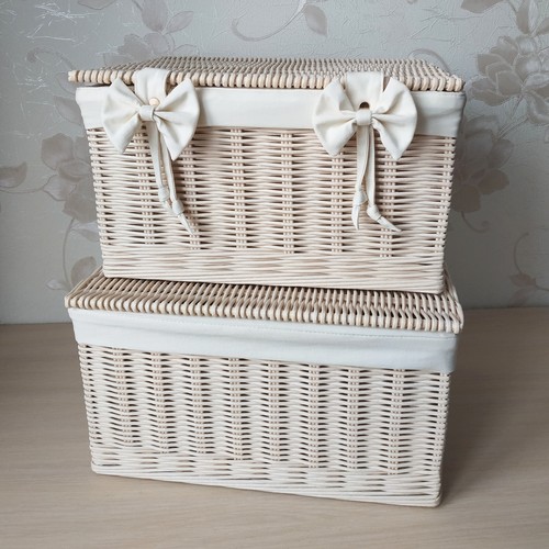 Set wicker beige square - set, 2