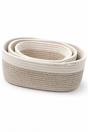 Cotton rope storage - rope, baskets